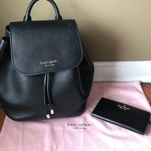 Authentic Kate Spade Backpack and Wallet Set
